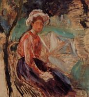 Morisot, Berthe - Young Girl with an Umbrella